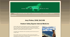 Desktop Screenshot of hudsonvalleyequineinternalmedicine.com